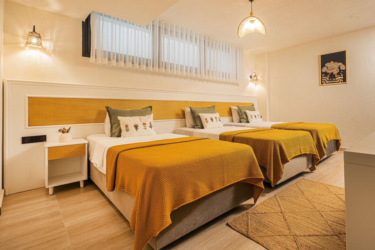 Habitación triple estándar | Caja fuerte, escritorio, espacio para trabajar con un portátil