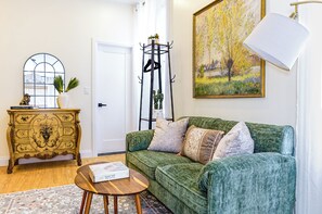 Living area - A Slow Morning in a Parisian Studio (Philadelphia)