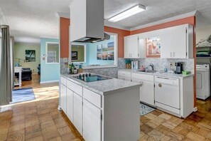 Fridge, microwave, oven, stovetop - Summer Special Surfside Beach House (St. Augustine)