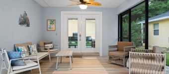 Walk to Beach • Pets • Fire Pit • Coffee Bar