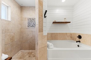 Shower, towels