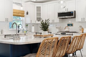 Fridge, microwave, oven, stovetop - Special l Luxury Retreat w/ Pool | Game Room (Saint Augustine)