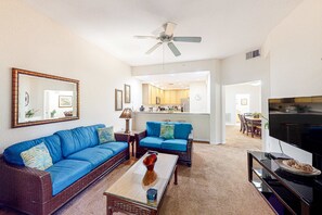 TV, table football, offices