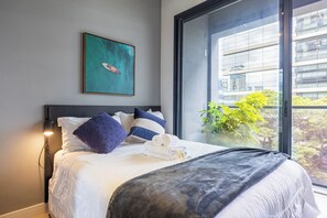 Appartement Confort, cuisine, vue ville