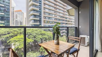Comfort Apartment, Kitchen, City View | Balcony view