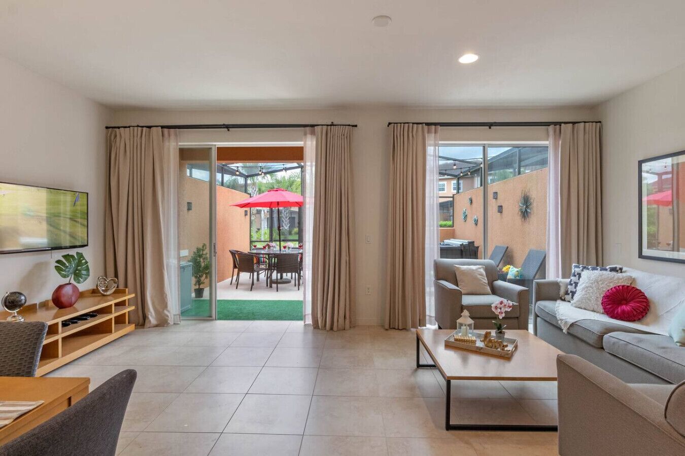 Área de sala de estar