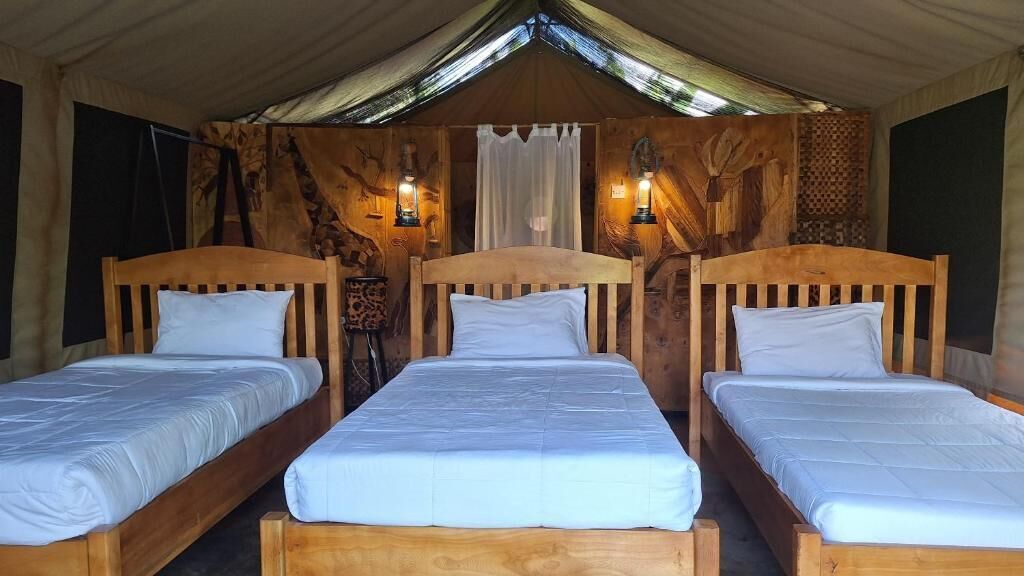 Standard-Dreibettzimmer, Bergblick