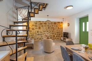 Interior - Villa with private pool, ideal for families and groups of friends. (Koskinou)