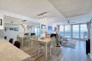 Dining - Oceanfront Condo | Pool + Gym | Private Balcony (Daytona Beach)