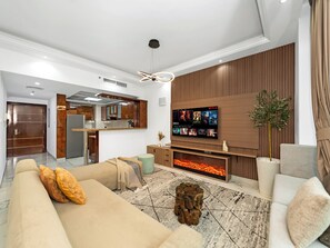 Living area - Centric Flat with Marina View (Dubai)