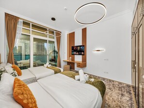 Iron/ironing board, free WiFi - Centric Flat with Marina View (Dubai)