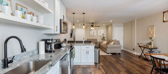 2 Kitchens • 3 Living Spaces • Perfect for Groups • Basketball Goal • Fire Pit