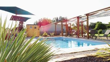 Alberca al aire libre por temporada