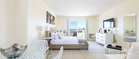 Desk, iron/ironing board, travel crib, WiFi