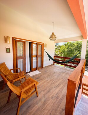 Luxury Suite, Pool View | Terrace/patio - Pousada Santa Felicidade (Porto Seguro)