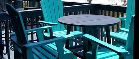 Casa, varias camas (Seagull Villas #3) | Restaurante al aire libre