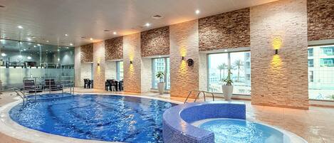 Indoor pool, outdoor pool