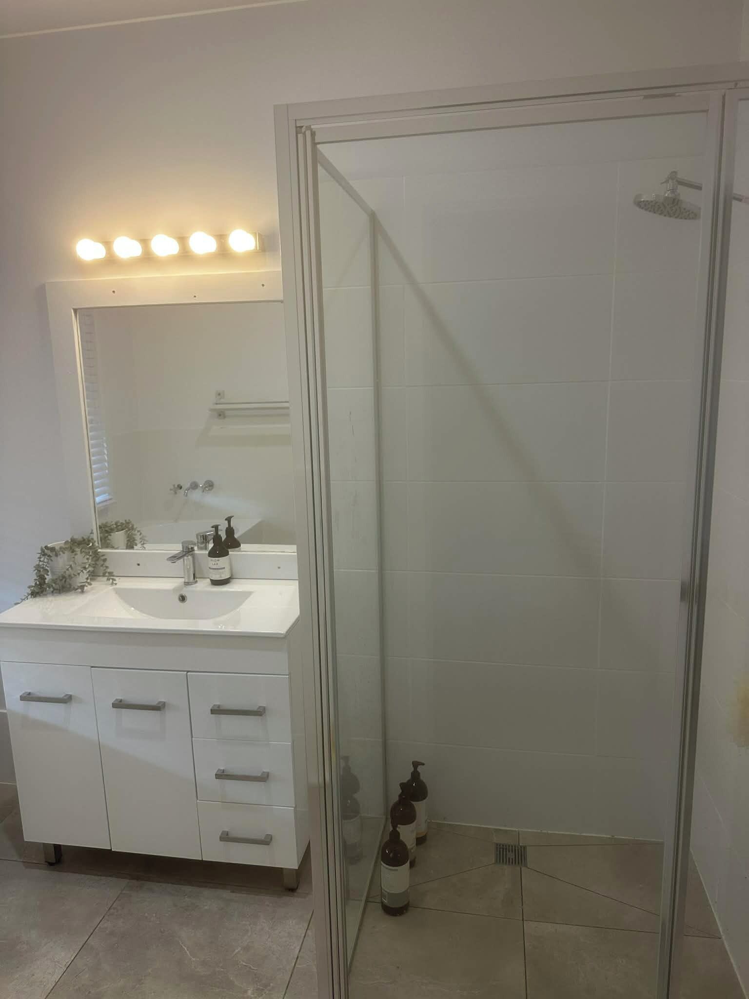 Towels, soap, toilet paper