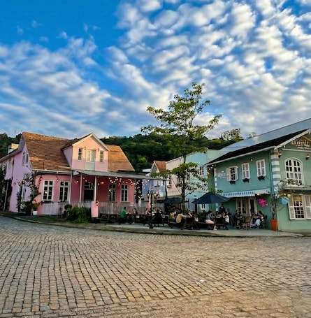 Front of property. Casarão da Vila Smart Hospedaria