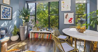 Modern Furnished 2BR Bushwick Duplex w/ 2 Private Terraces 1 Block from L Train