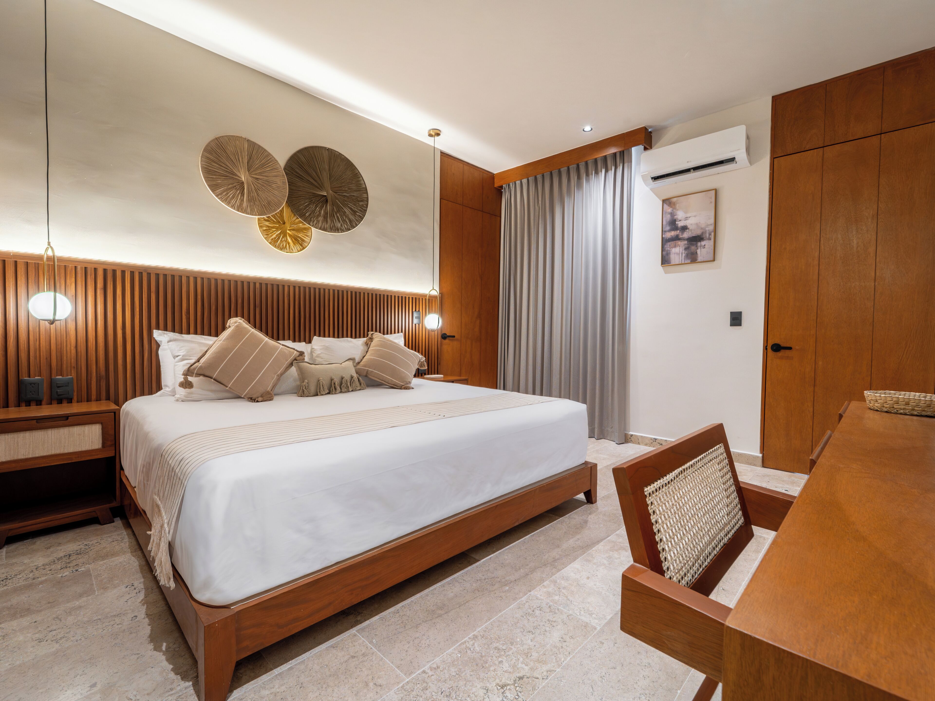 In-room safe, desk, laptop workspace, blackout drapes