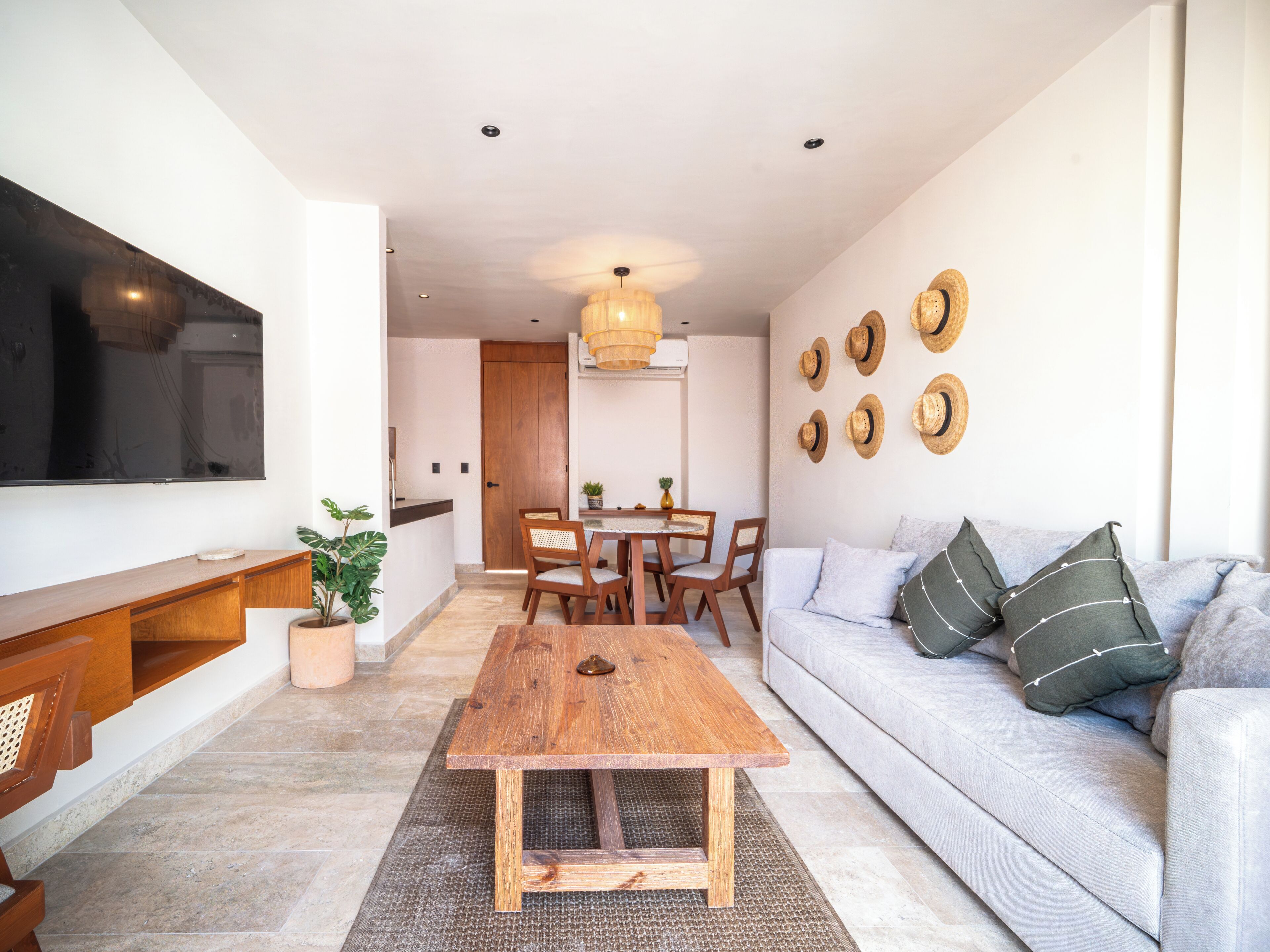 Superior Suite | Living area | 50-inch flat-screen TV with digital channels