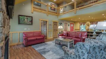 智能電視、壁爐、DVD 播放機