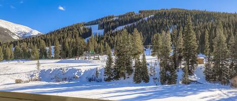 Udsigt fra overnatningsstedet