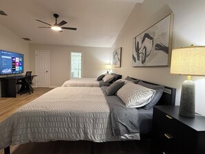 4 habitaciones, tabla de planchar con plancha y wifi gratis 