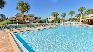 Condo, várias camas (Seascape Golf Villas 4A) | Piscina | Piscina externa, piscina aquecida