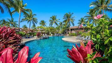 Maison, 1 très grand lit et 1 canapé-lit (Colony Villas at Waikoloa Beach Resor) | Piscine