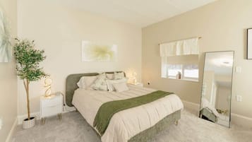 1 多间卧室、熨斗/熨衣板、WiFi、床单