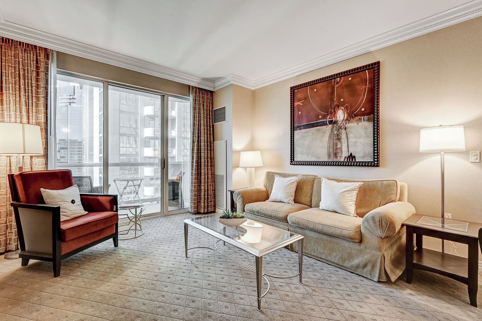 Superior Suite, City View | Living area | 46-inch flat-screen TV with satellite channels