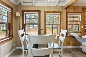 Dining - Long Lake Cabin: Shared Beach, Grill, Porch (Naples)