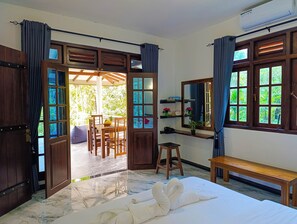 Deluxe Double Room, 1 King Bed, Air conditioning, Mountain View | Desk, laptop workspace, blackout drapes, soundproofing - Bridge Front Inn Ella (Ella)