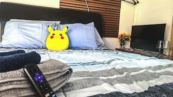 1 chambre, fer et planche à repasser, Wi-Fi gratuit, draps fournis