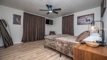 2 bedrooms, iron/ironing board, free WiFi, bed sheets