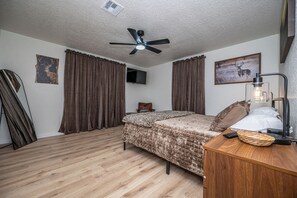 2 bedrooms, iron/ironing board, free WiFi, bed sheets