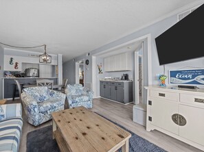 Smart TV - A Place at the Beach Unit 254: Oceanfront condo, Community Pool and Tennis (Atlantic Beach)