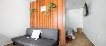 Loft furnished : Sofa bed : Balcony : Matellini