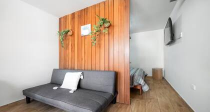 Loft furnished : Sofa bed : Balcony : Matellini