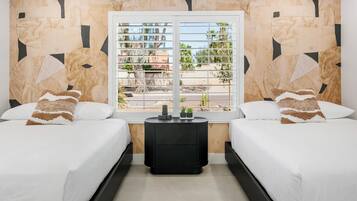 4 habitaciones, tabla de planchar con plancha y wifi gratis