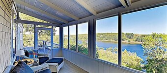 Cottage with Water Views, along with Dock- great for fly fishing! Near Popham Beach