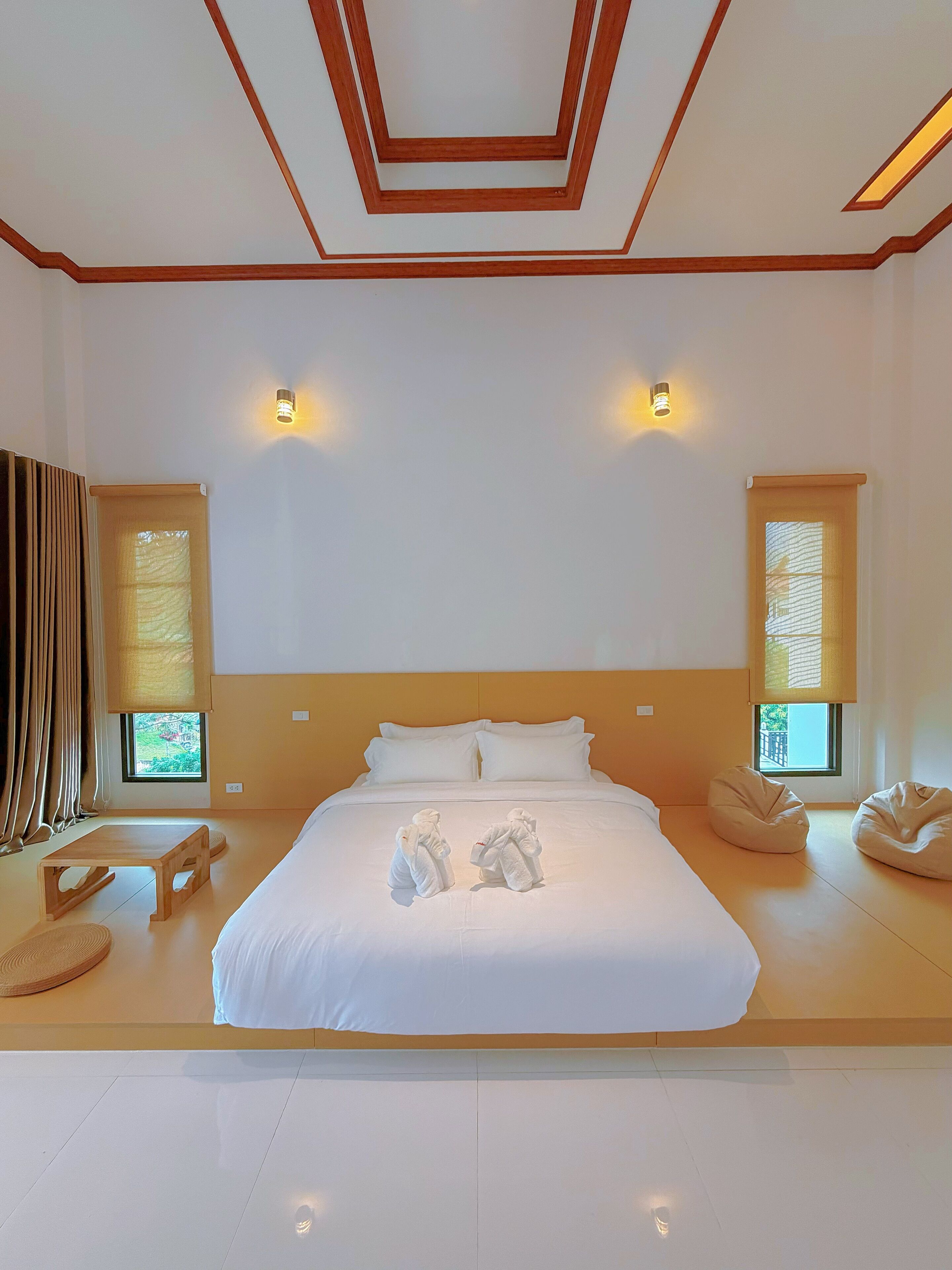 Japanese-style Room, Patio | Individually decorated, blackout drapes, free WiFi, bed sheets