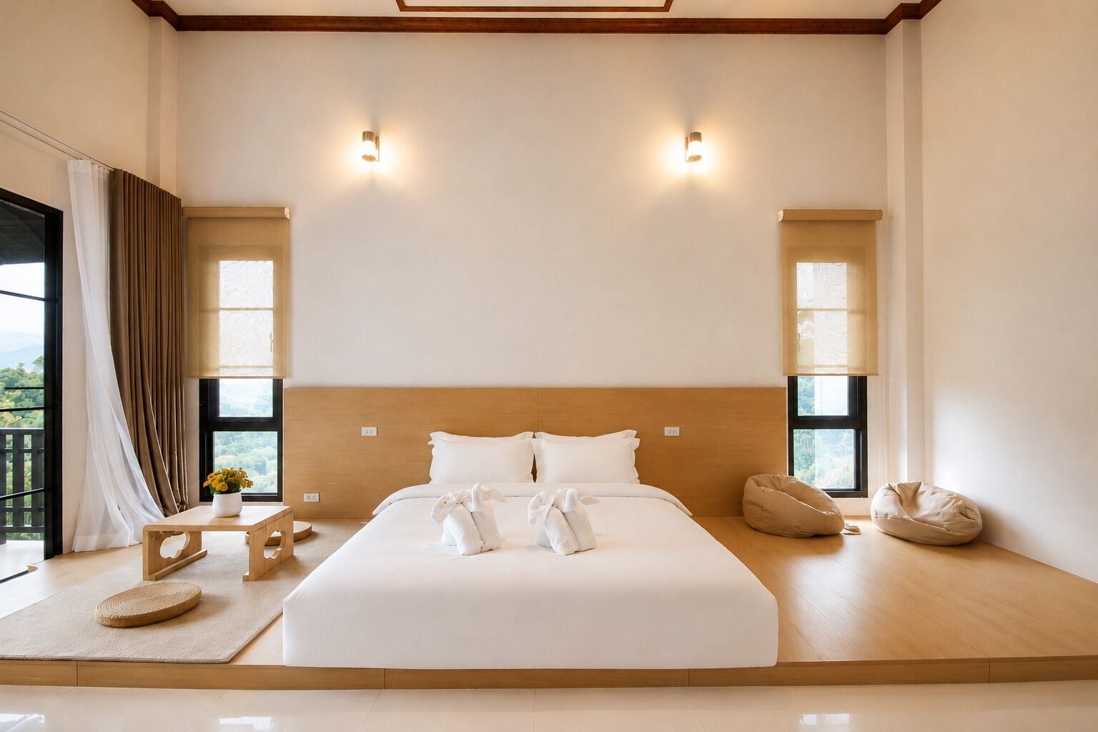 Japanese-style Room, Patio | Individually decorated, blackout curtains, free WiFi, bed sheets
