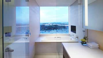 Phòng Suite Deluxe, 1 giường cỡ king | Phòng tắm