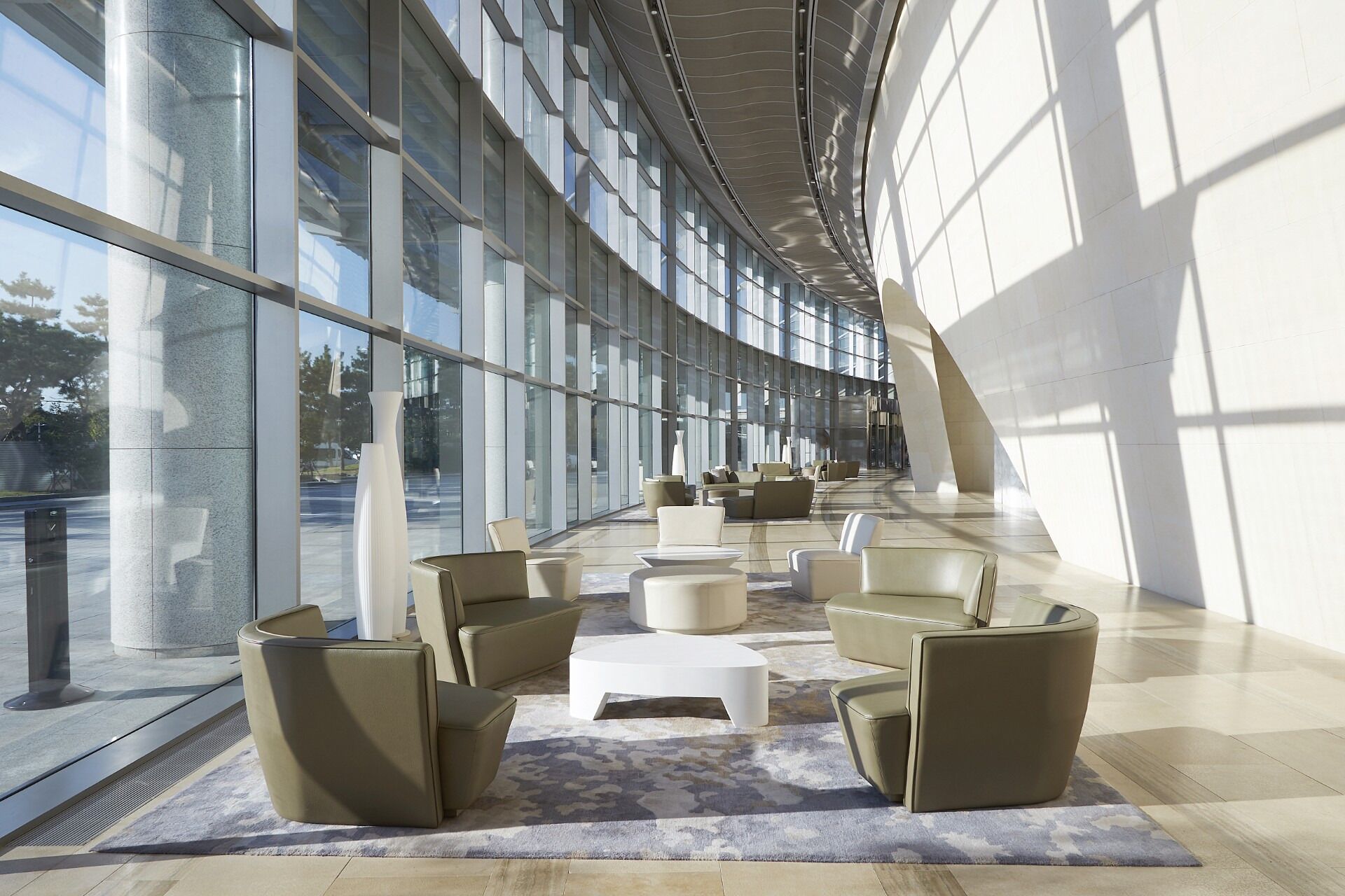 Sala de estar en el lobby