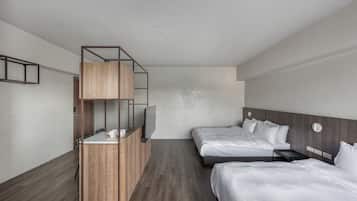 Deluxe Quadruple Room, Balcony, City View | Desk, blackout drapes, free WiFi, wheelchair access