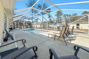 Pool - Downtown Gulf Shores Duplex w/ Private Pool, Dog Friendly | BEACHBALL PROPERTIES (Gulf Shores)