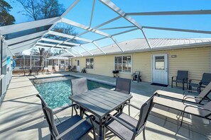 Pool - Downtown Gulf Shores Duplex w/ Private Pool, Dog Friendly | BEACHBALL PROPERTIES (Gulf Shores)